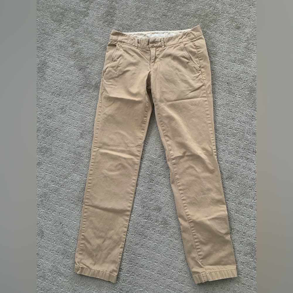 JCrew women’s Waverly Chino Khaki pants